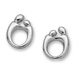 Mother & Child Post Earrings- Sterling Silver