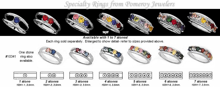 Custom set mothers jewelry placement diagram.