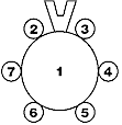 Custom set mothers jewelry placement diagram.